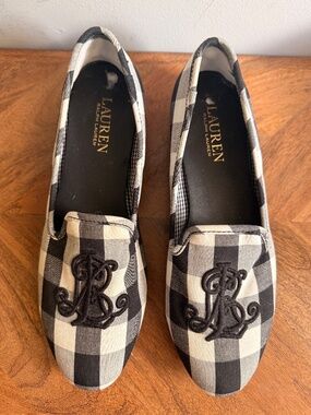 Coleena III Ralph Lauren Plaid Loafer Flats Size 7